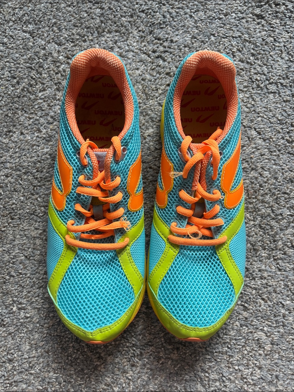 Newton Sneakers - Teal, Orange & Lime